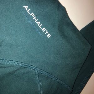 Alphalete Alphalux Pocket Leggings, Small, Blue